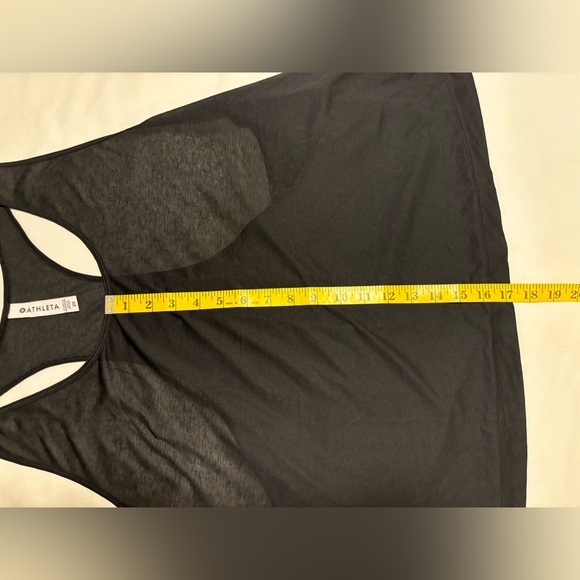 Athleta, tissue weight black tank, 2XL - Picture 5 of 8